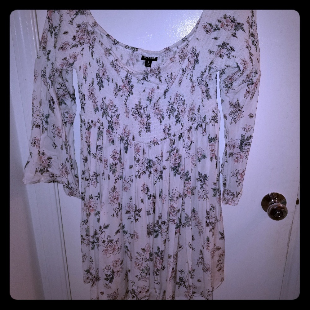 Torrid off-shoulder dress